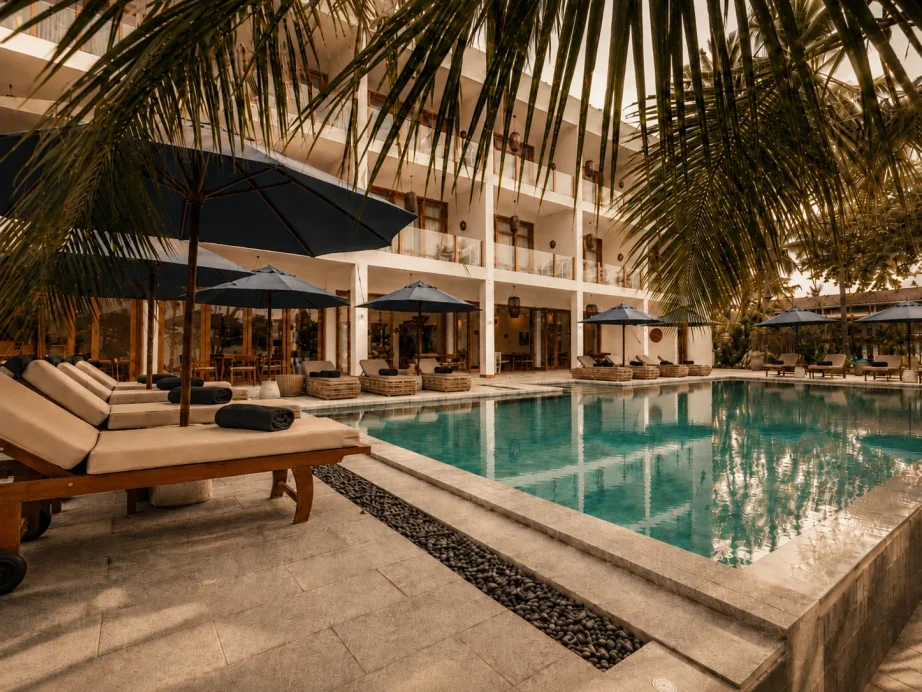Poolterrasse der Villa Lanka Flair