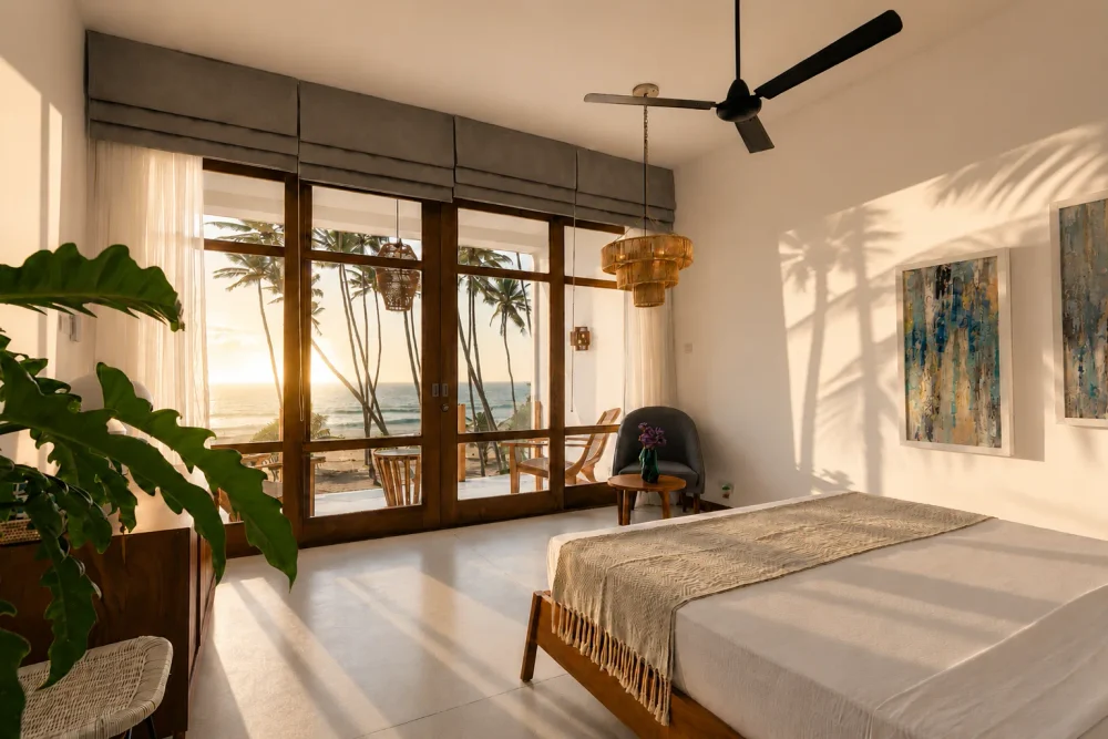 Room with balcony for an Ayurveda stay