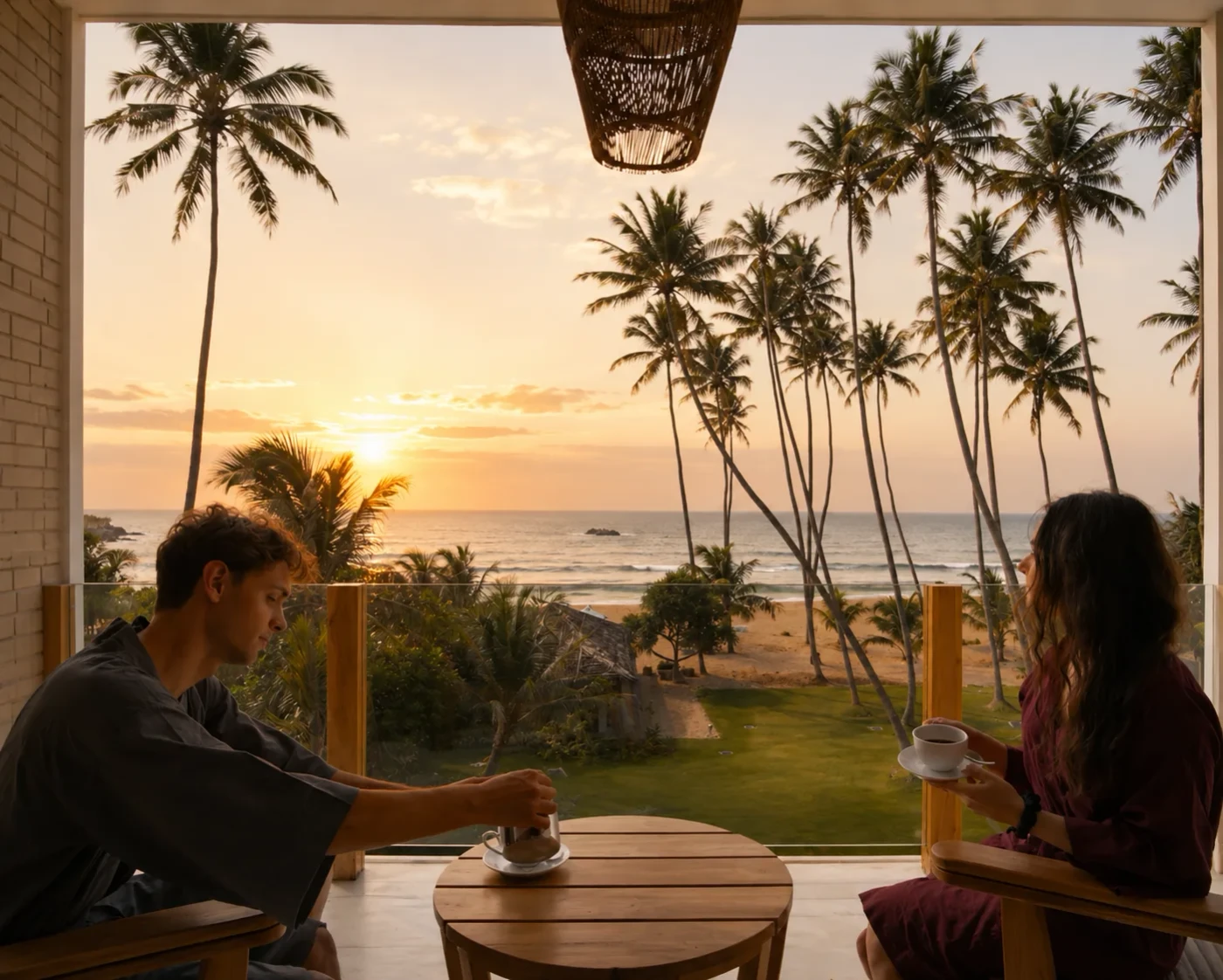 Terrasse der Villa Lanka Flair